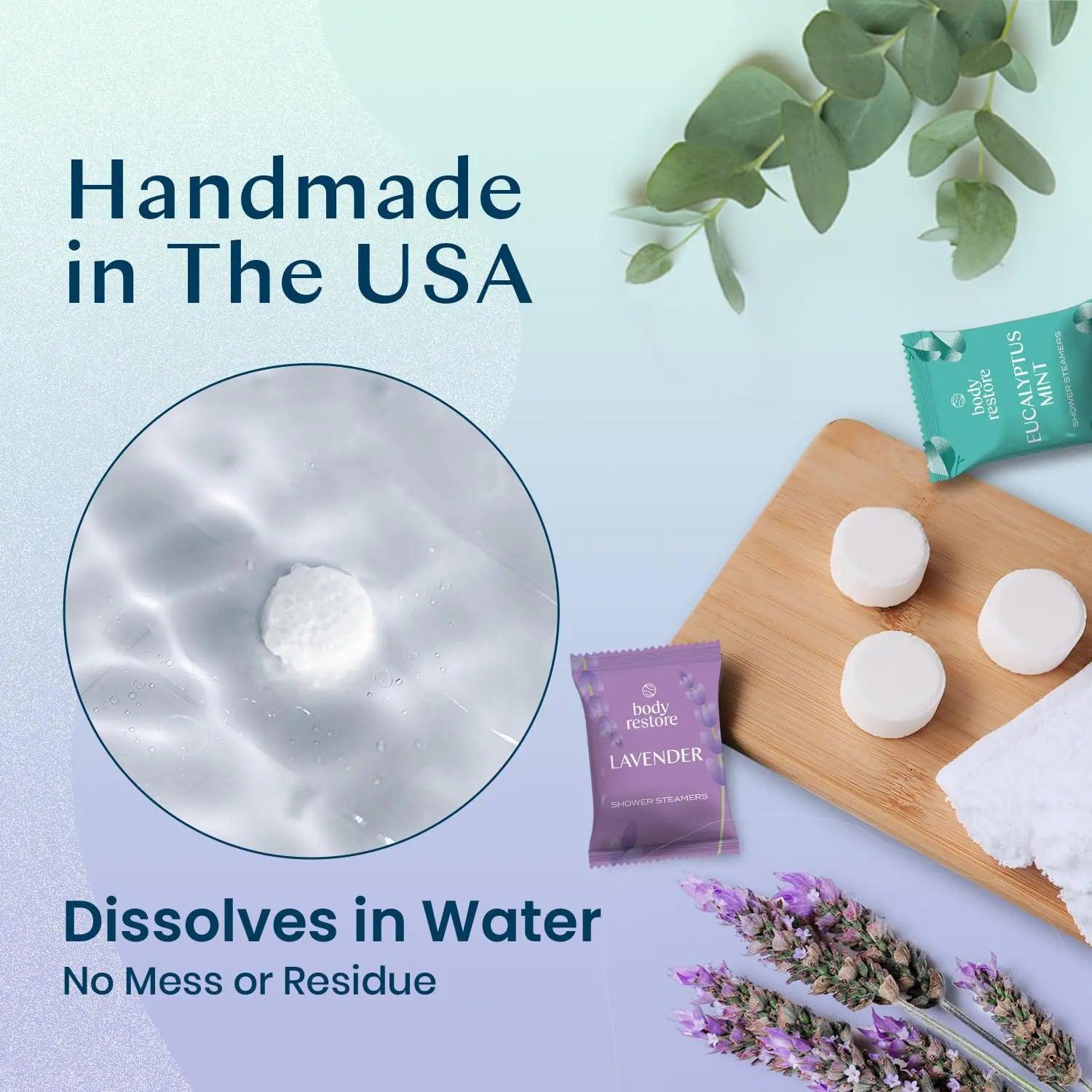 Body Restore Shower Steamers Aromatherapy 6 Pack, Relaxation Birthday Gifts for Women and Men, Stress Relief and Luxury Self Care - Variety 6 Count (Pack of 1) Clarity - Evallys.com # #