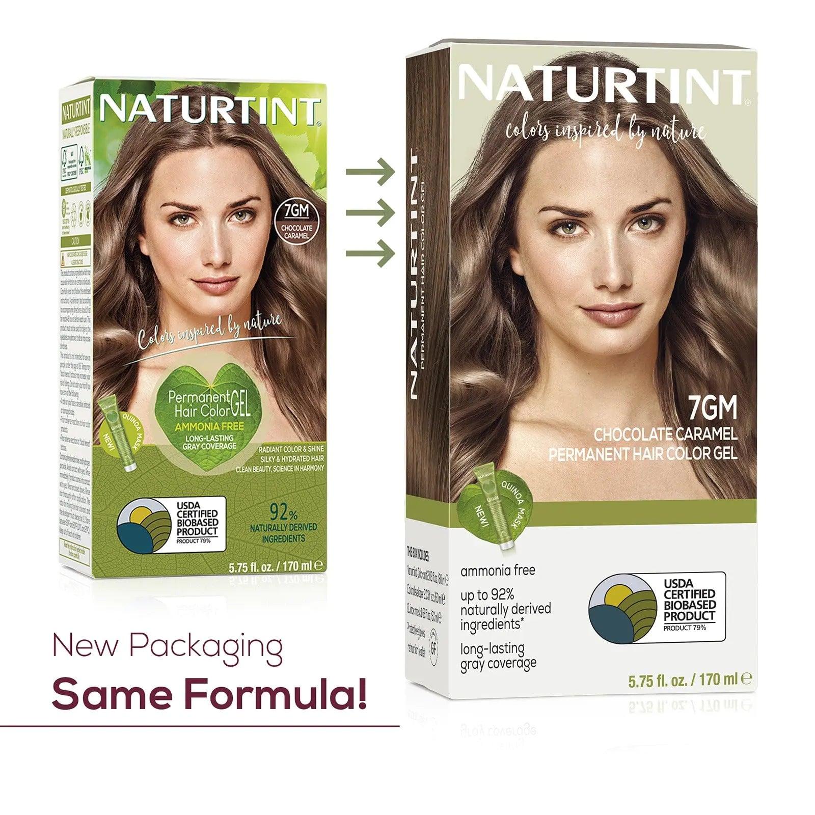 Naturtint Permanent Hair Color 7GM Chocolate Caramel (Pack of 6), Ammonia Free, Vegan, Cruelty Free, up to 100% Gray Coverage, Long Lasting Results (Packaging may vary) - Evallys.com # #