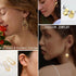 42 Pairs Gold Hoop Earrings Set for Women, Fashion Chunky Pearl Earrings Multipack Twisted Statement Earring Pack, Hypoallergenic Small Big Hoops Earrings for Birthday Party (Gold-54 pairs) Gold-54 pairs - Evallys.com # #