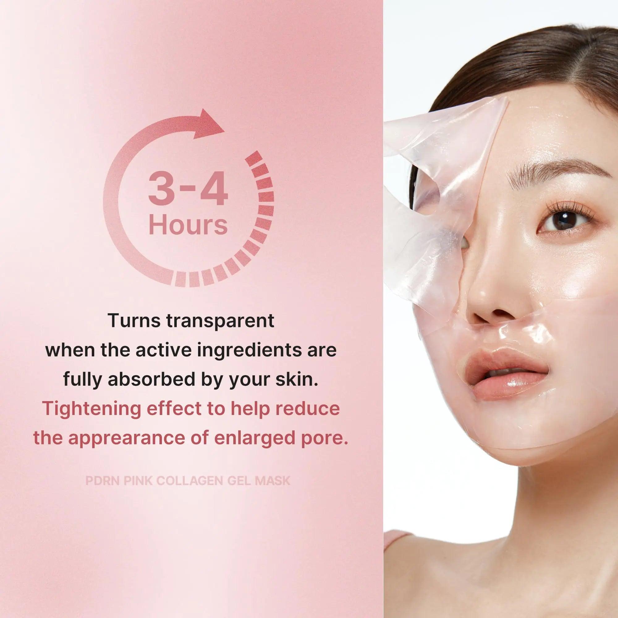 Medicube PDRN Pink Collagen Jelly Gel Mask, Overnight Face Mask for Glass Glow Skin, Korean Facial Mask, Pore Care, Firming, Moisturizing and Evens Skin Tone, Korean Skincare, 28g, 1 Sheet - Evallys.com # #