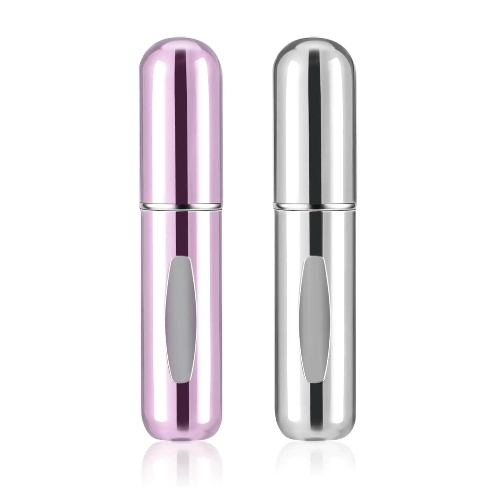 2 pcs Mini Perfume Travel Refillable Bottles-5ml Portable Atomizer Sprayer,Empty Pump Container for Traveling and Outgoing - Evallys.com # #