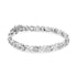 .925 Sterling Silver 1.0 Cttw Round-Brilliant and Baguette Cut Diamond Miracle-Set X-Link 7" Tennis Bracelet (I-J Color, I2-I3 Clarity) - Evallys.com # #