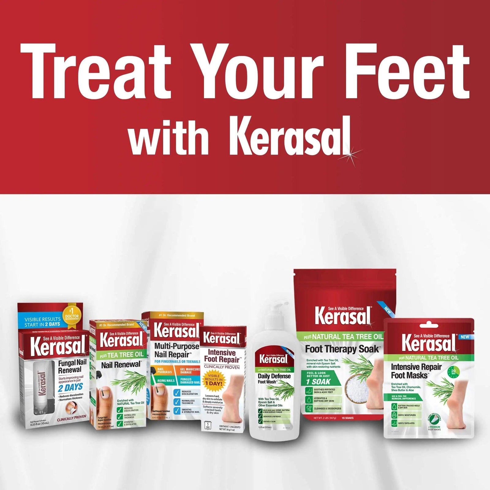 Kerasal Daily Defense Foot Wash Daily Cleanser for Feet, 12 Ounce 12 Fl Oz (Pack of 1) - Evallys.com # #