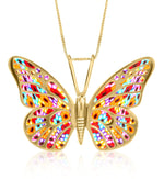 Handcrafted Butterfly Necklace - Evallys.com # #