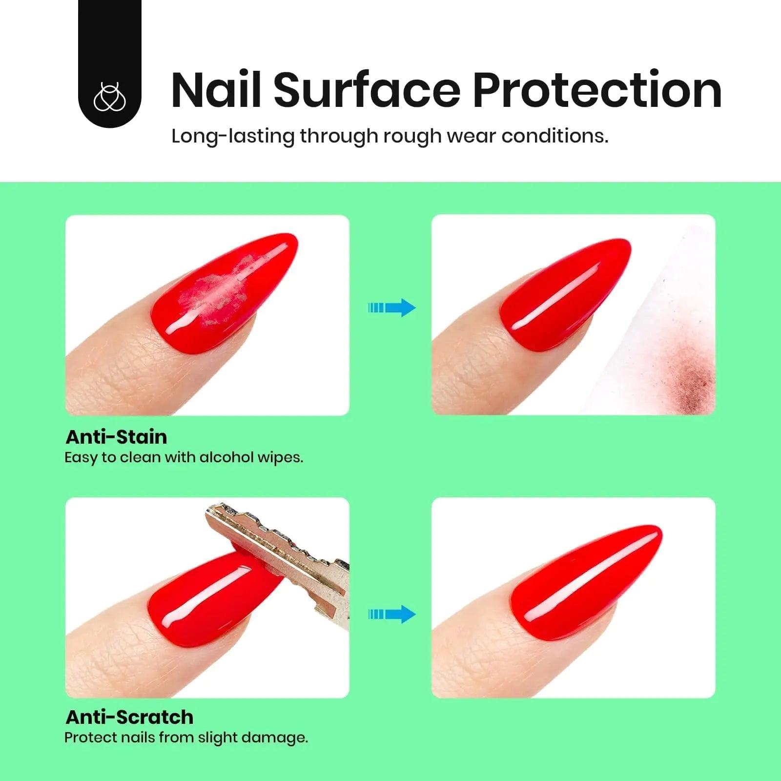 Beetles Gel Base and Top Coat,2 Pcs 15ml Upgrade Super Shiny Gel Top Coat and Base Coat Set,Glossy and Long-Lasting Gel Polish,Soak Off Nail Lamp Foundation Combination Gel Polish Base and Top Coat - Evallys.com # #