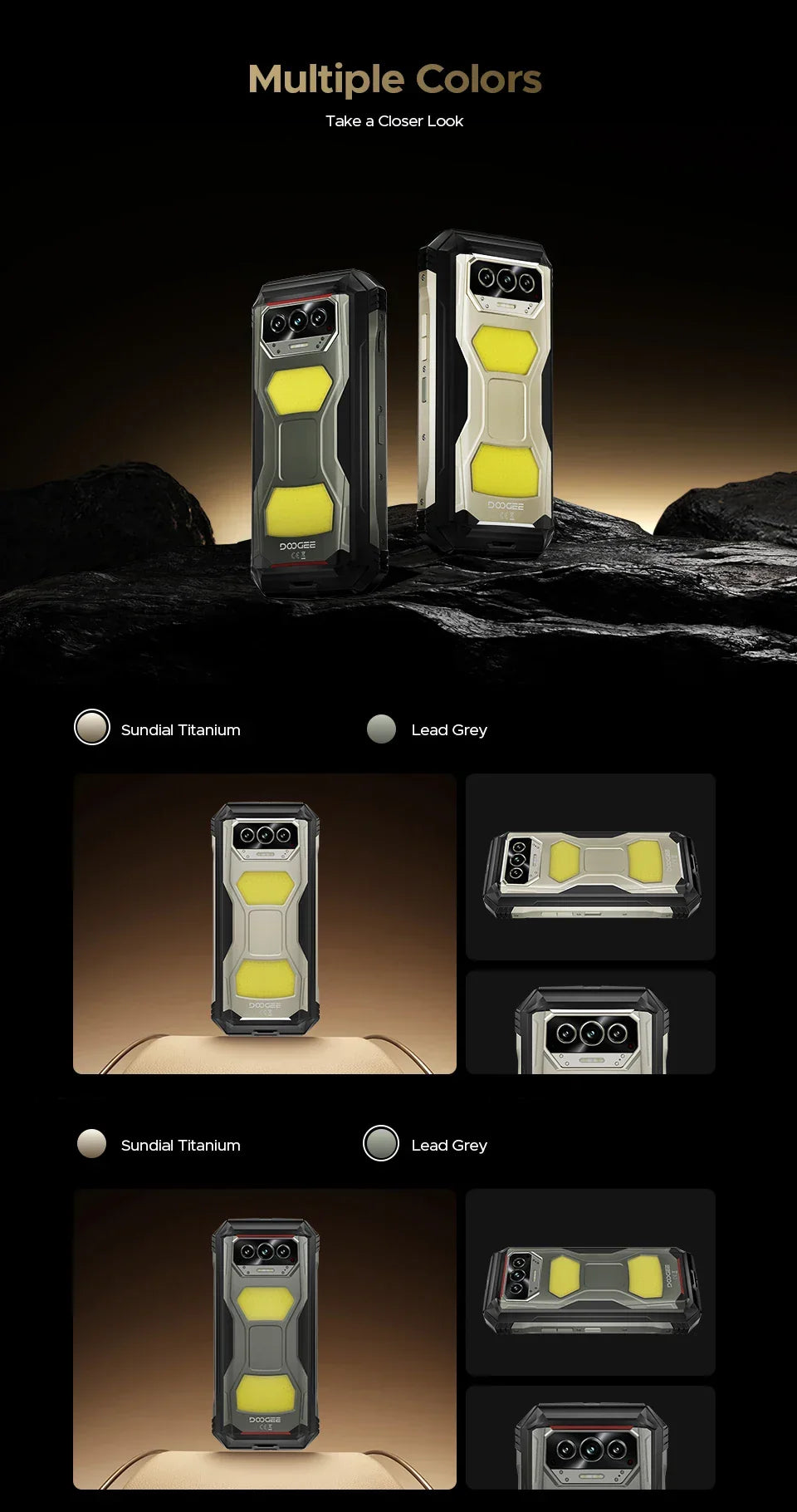 World Premiere DOOGEE V Max S 5G Rugged Phone Dual Camping Lights 22000mAh Battery 24GB(8+16) 256GB 108MP AI Camera Smartphone - Evallys.com