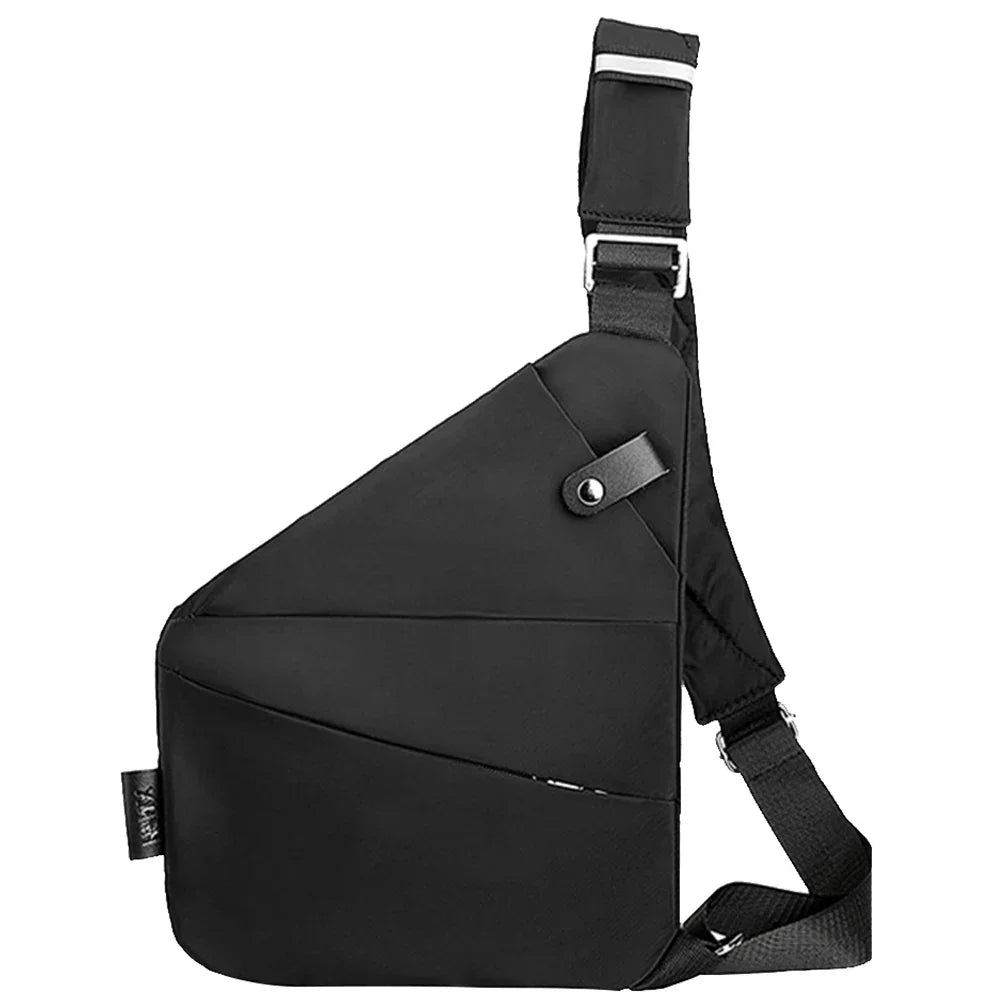 Mens Fashion Chest Bag Multifunctional Fanny Pack Adjustable Strap Simple Sling Bag Anti Theft Bag Ergonomic Waist Pack - Evallys.com