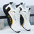 Men's PU Leather Waterproof Sneakers Casual Sports Shoes Men Lightweight Breathable Flat Non-slip Tenis Shoes Zapatillas Hombre - Evallys.com