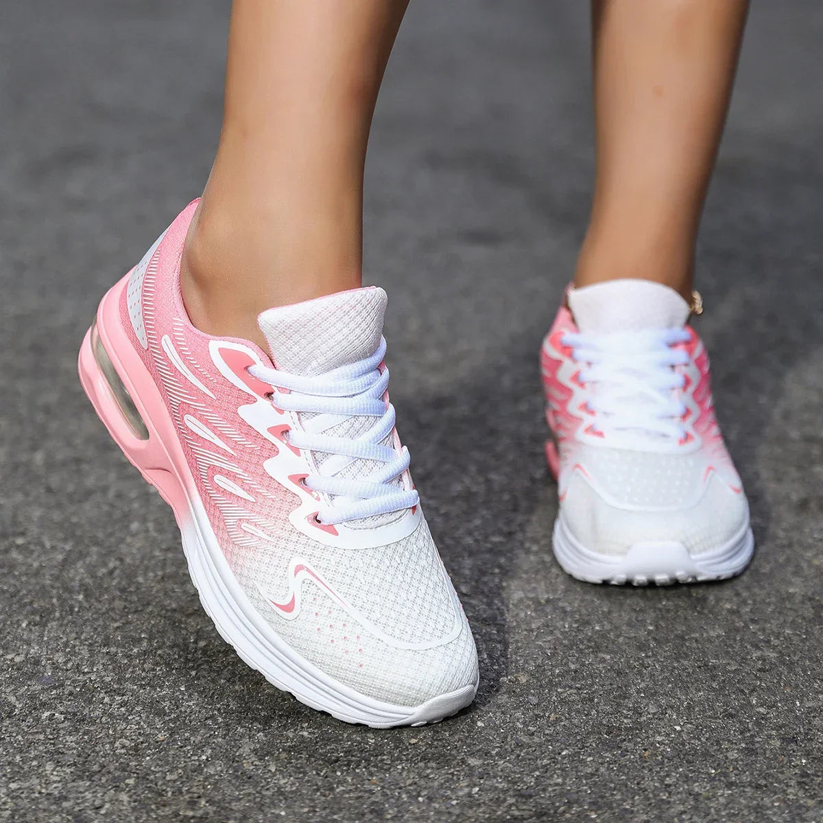 Sneakers for Women Orthopedic Sneakers Walking Shoes for Women, Lightweight Casual Tennis Sneakers Air Running Shoes - Evallys.com