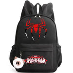 Spider-Man Backpack – Kids School Bag with Rabbit Ears & Travel Design - Evallys.com