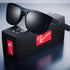 Fashion Square Vintage Polarized Sunglasses Men Women Retro Driving Fishing Sun Glasses UV400 Eyewear - Evallys.com