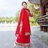 India Pakistan Punjabi Suit Set – Dupatta, Kurta, Pants & Scarf - Evallys.com