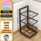 Adjustable Pot Rack Organizer, Kitchen Stainless Steel Pot Storage Rack ,Multi-Layer Household Pot and Pan Organzier for Kitchen