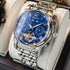 OLEVS Men's Watches Automatic Mechanical Business Wristwatch Waterproof Stainless Steel Strap Watch for Man Skeleton Calendar - Evallys.com