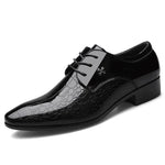 Luxury Men’s Patent Leather Business Shoes – Formal Wedding Oxfords - Evallys.com