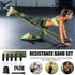Workout Bands Set 11pcs Elastic Workout Bands Elastic Bands For Strength Training For Men And Women Workout Equipment - Evallys.com