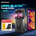 Ulefone Armor 28 Ultra 5G AI Thermal Imaging Rugged Phone Dimensity 9300+ 1TB ROM 32GB RAM Android Smartphone AMOLED Mobile - Evallys.com