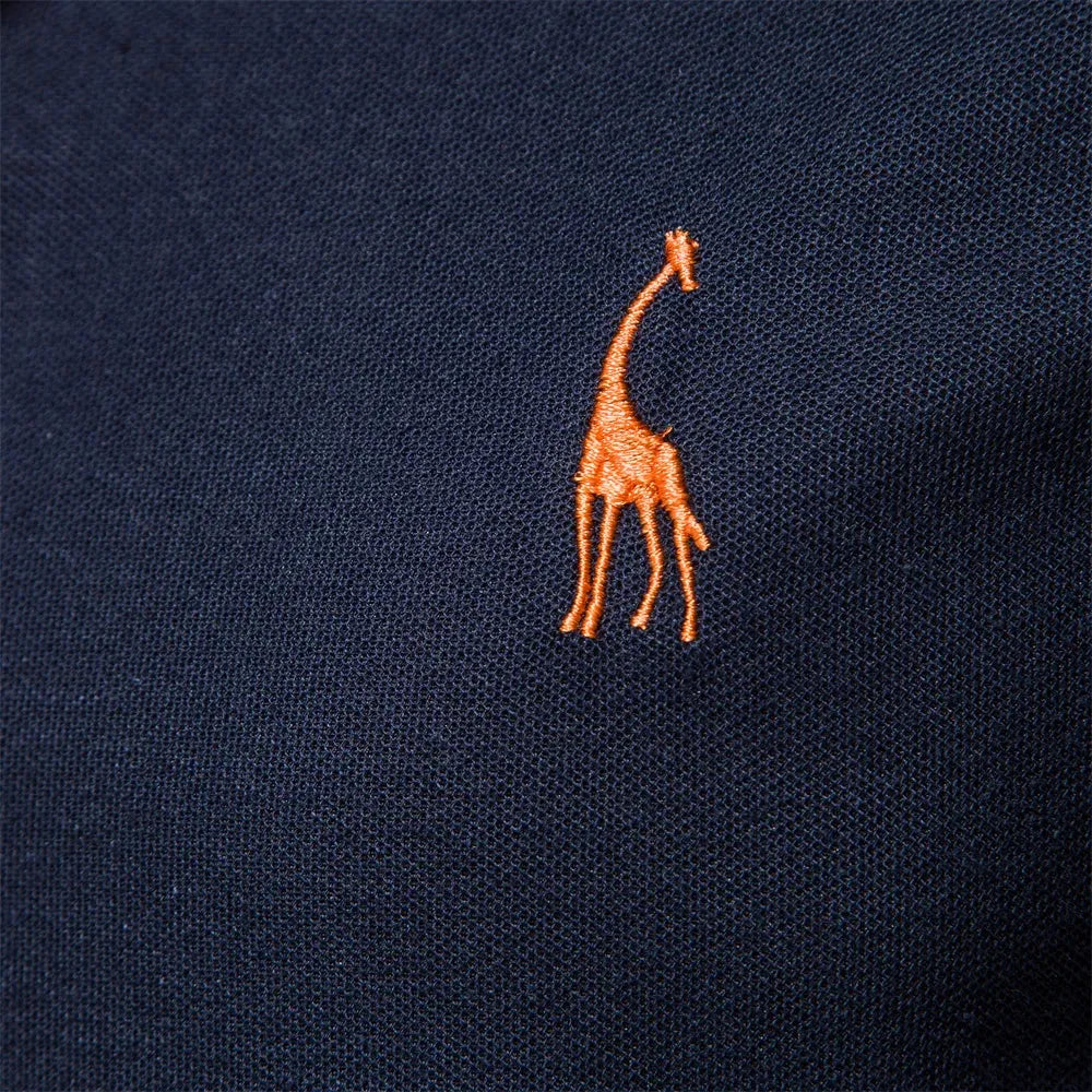 AIOPESON Embroidery 35% Cotton Polo Shirts for Men Casual Solid Color Slim Fit Mens Polos New Summer Fashion Brand Men Clothing - Evallys.com