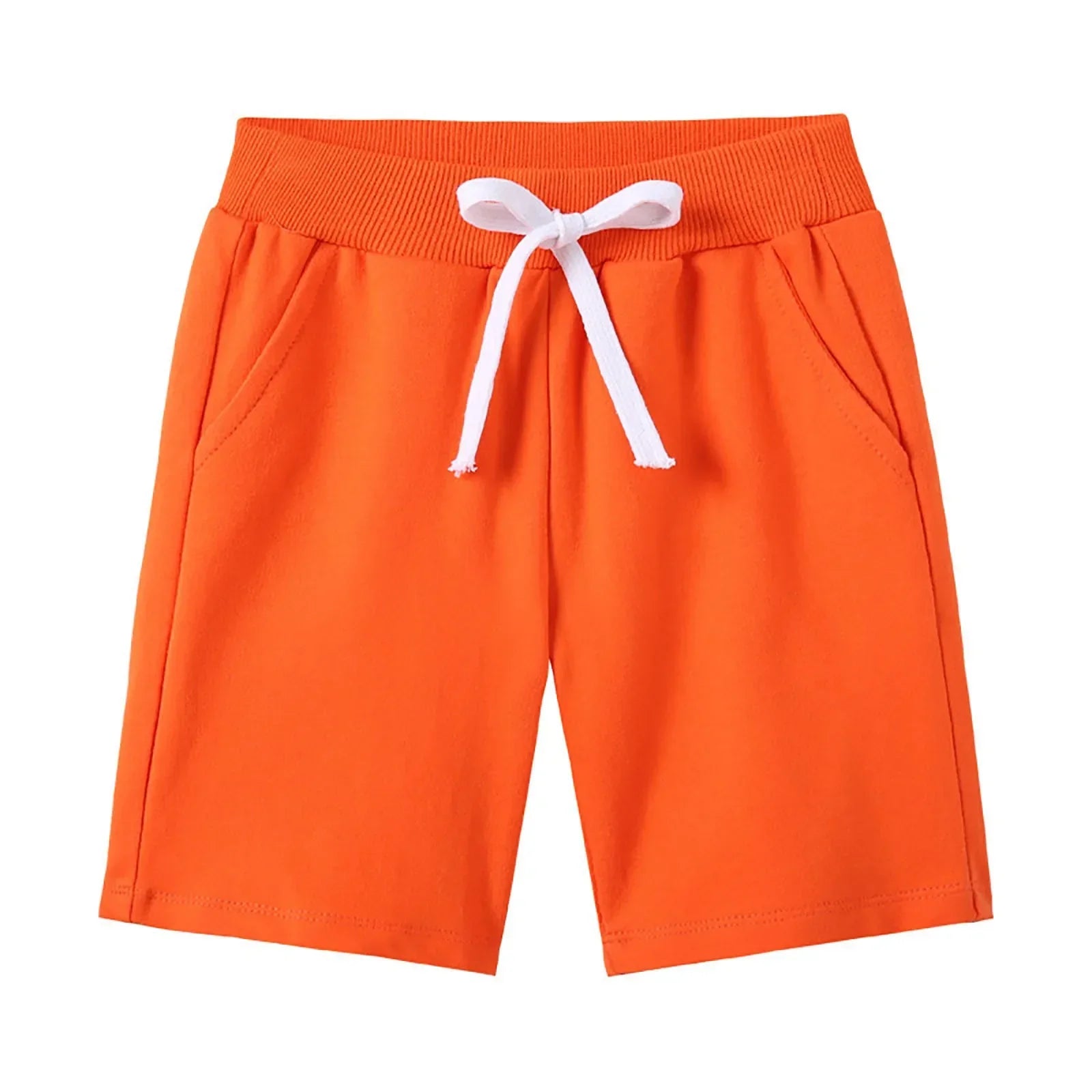 Toddler Summer Shorts Boys Shorts Comfortable Soft Breathable Pocket Drawstring Solid Color Shorts Shorts For Big Girls Size 16 - Evallys.com