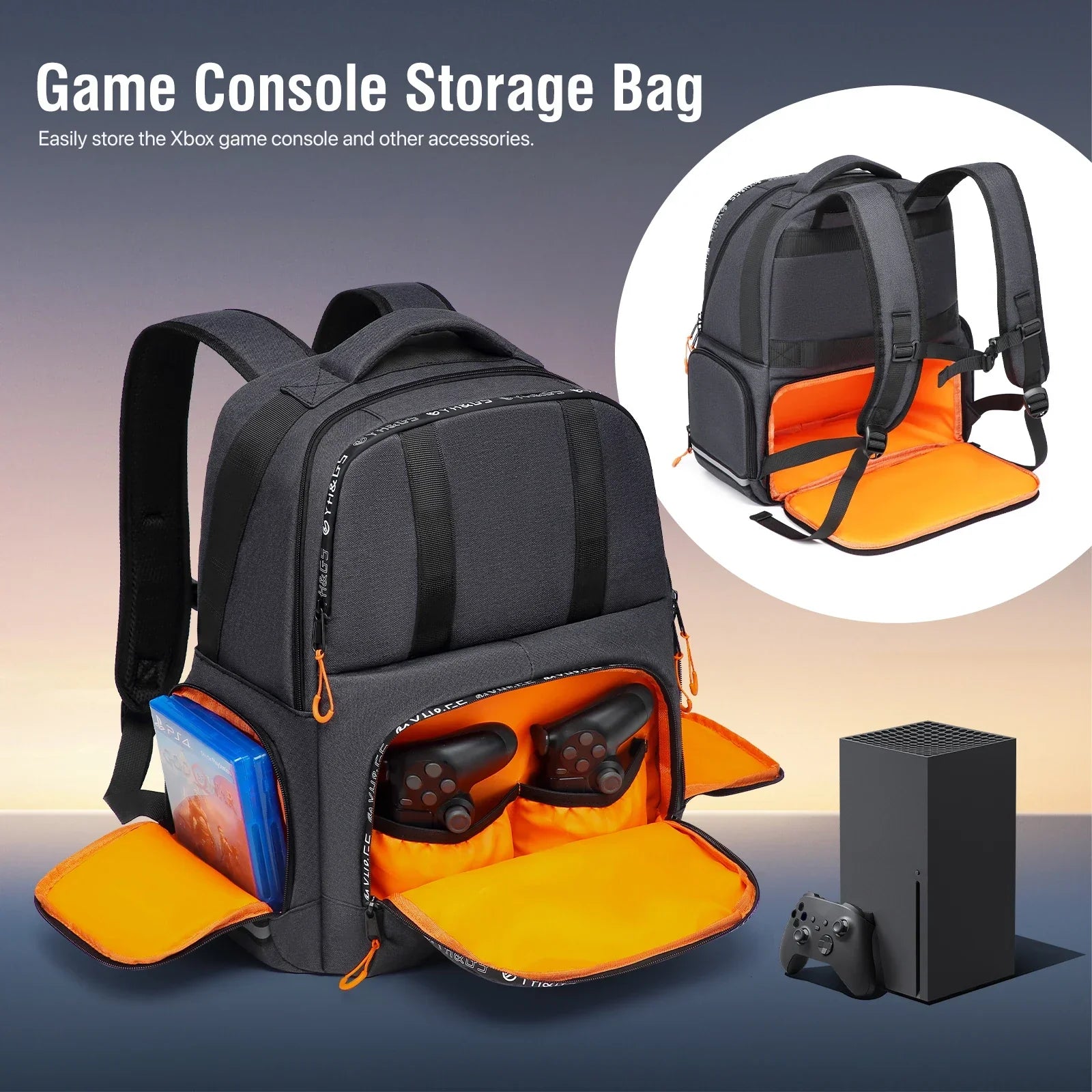 Gaming Backpack for Xbox Series X/S – Console & Accessories Bag - Evallys.com