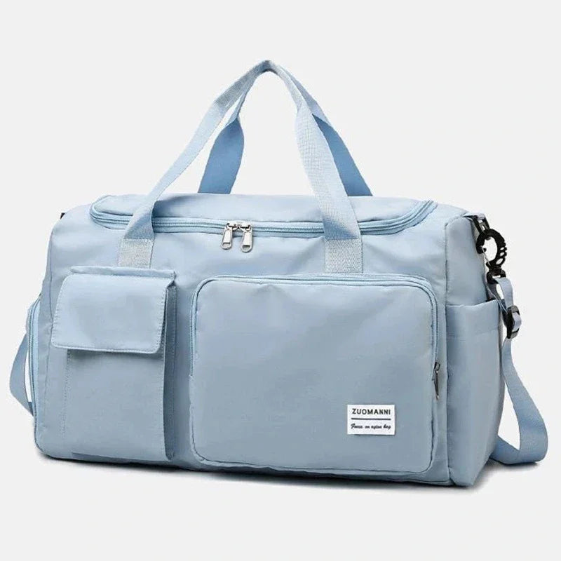 UNIXINU Carry On Travel Bag Large Capacity Weekender Overnight Duffle Bags with Shoe Compartment Sports Fitness Bags for Women - Evallys.com