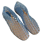 Women’s Jelly Ballet Flats – Lightweight Slip-On Square Toe Beach Shoes - Evallys.com