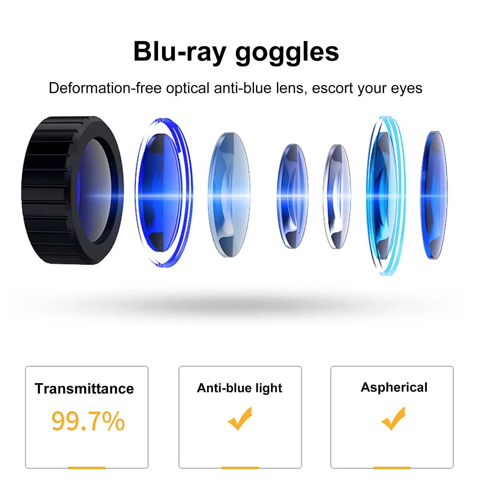 Adjustable VR Glasses HiFi Headset Immersive 3D Virtual Reality Glasses For IOS Android PC With Wireless Handle Eye Protection - Evallys.com