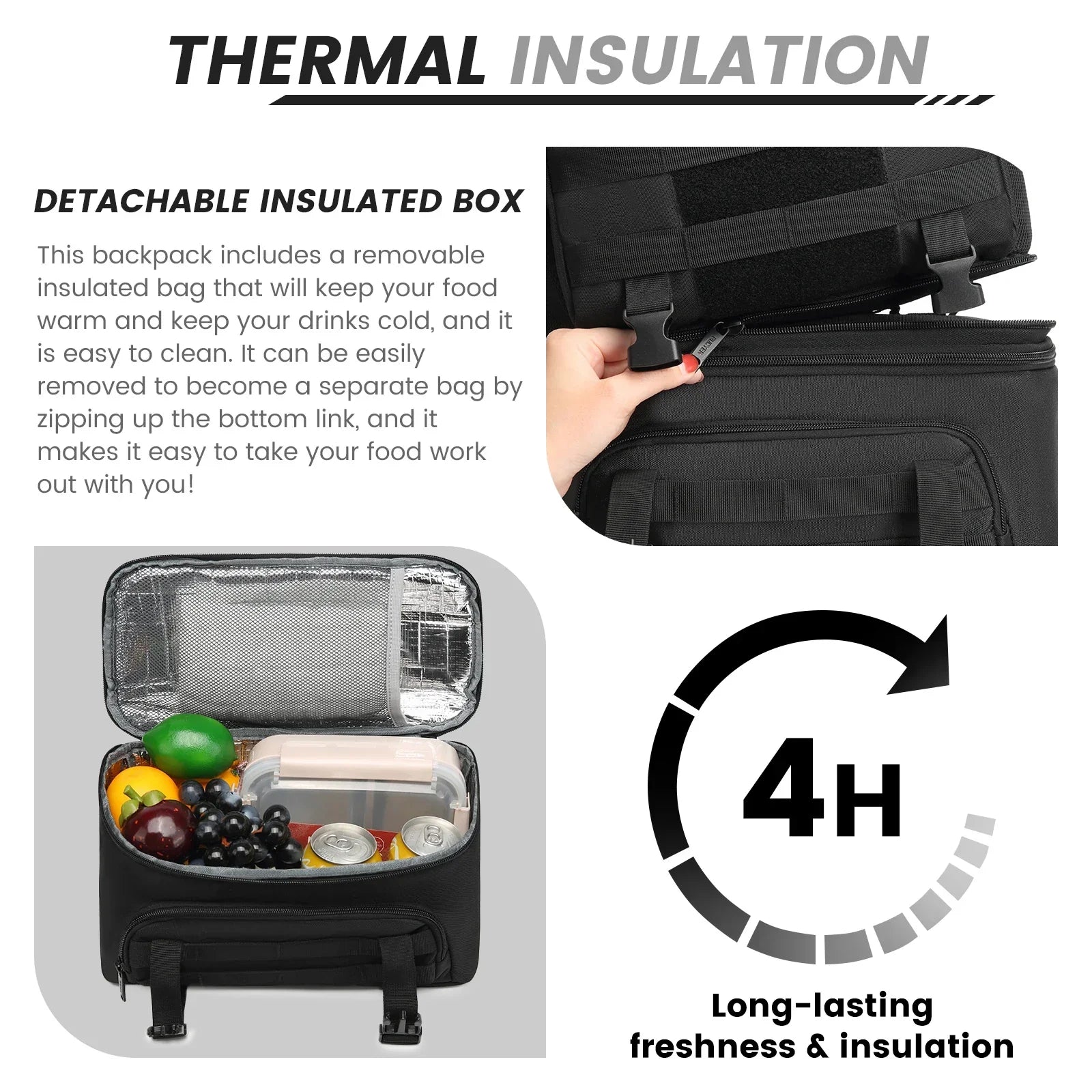 Insulated Laptop Backpack Cooler – Waterproof Picnic & Lunch Bag - Evallys.com