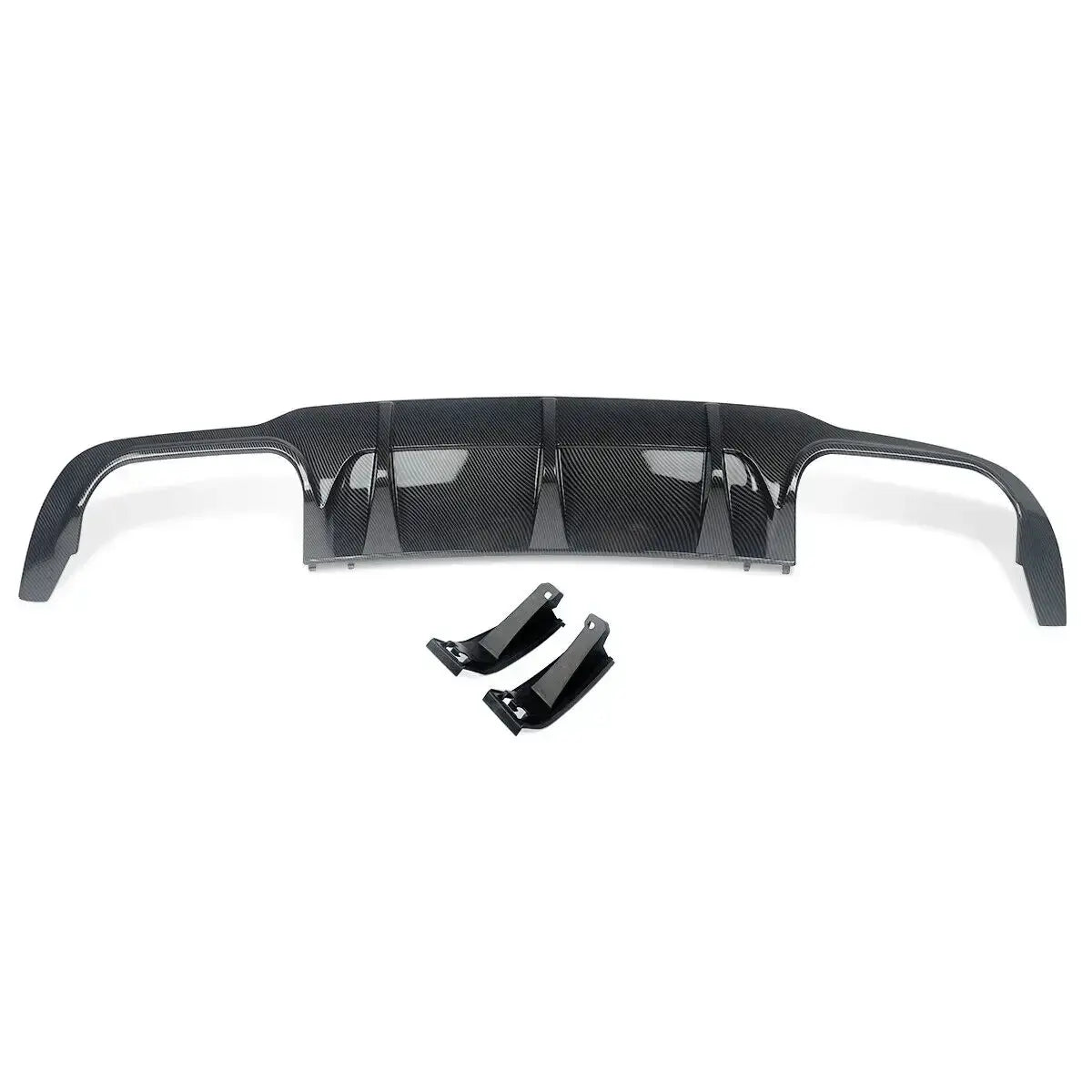 Carbon Fiber Look AMG Style Rear Diffuser For Mercedes W204 C250 C300 C350 12-14