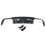 Carbon Fiber Look AMG Style Rear Diffuser For Mercedes W204 C250 C300 C350 12-14