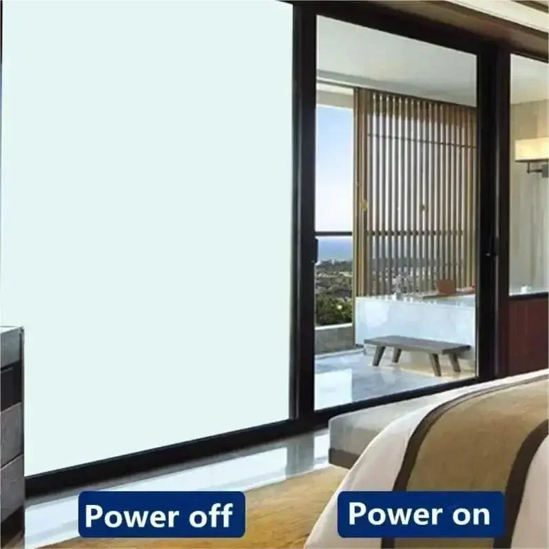 PDLC Smart Glass Window Film Electrochromic Tint Film with Remote Customized Size Switchable Glass Film - Evallys.com