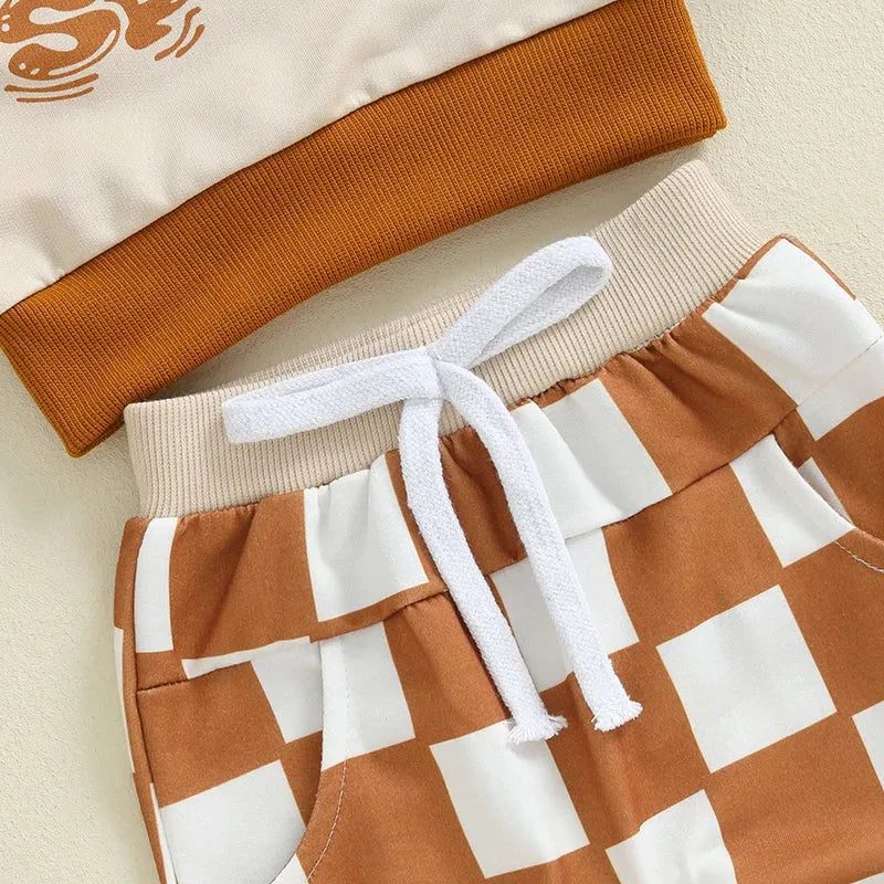 Adorable Infant Halloween Costume with Cute Pumpkin Print and Cozy Striped Leggings for Toddler Autumn Apparel - Evallys.com