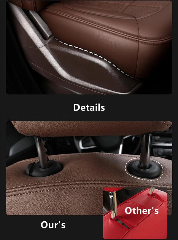 Custom Fit Car Accessories Seat Kits Covers for 5 Seats Full Set Nappa Leather Top Quality for Chery Tiggo 5X Tiggo 4 Pro 4pro - Evallys.com # #