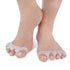 1 Pair Silicone Toe Separator, Bunion Corrector,Hammer Toe Corrector, Soft Silicone Material for Toe Separation Foot Care Tool - Evallys.com