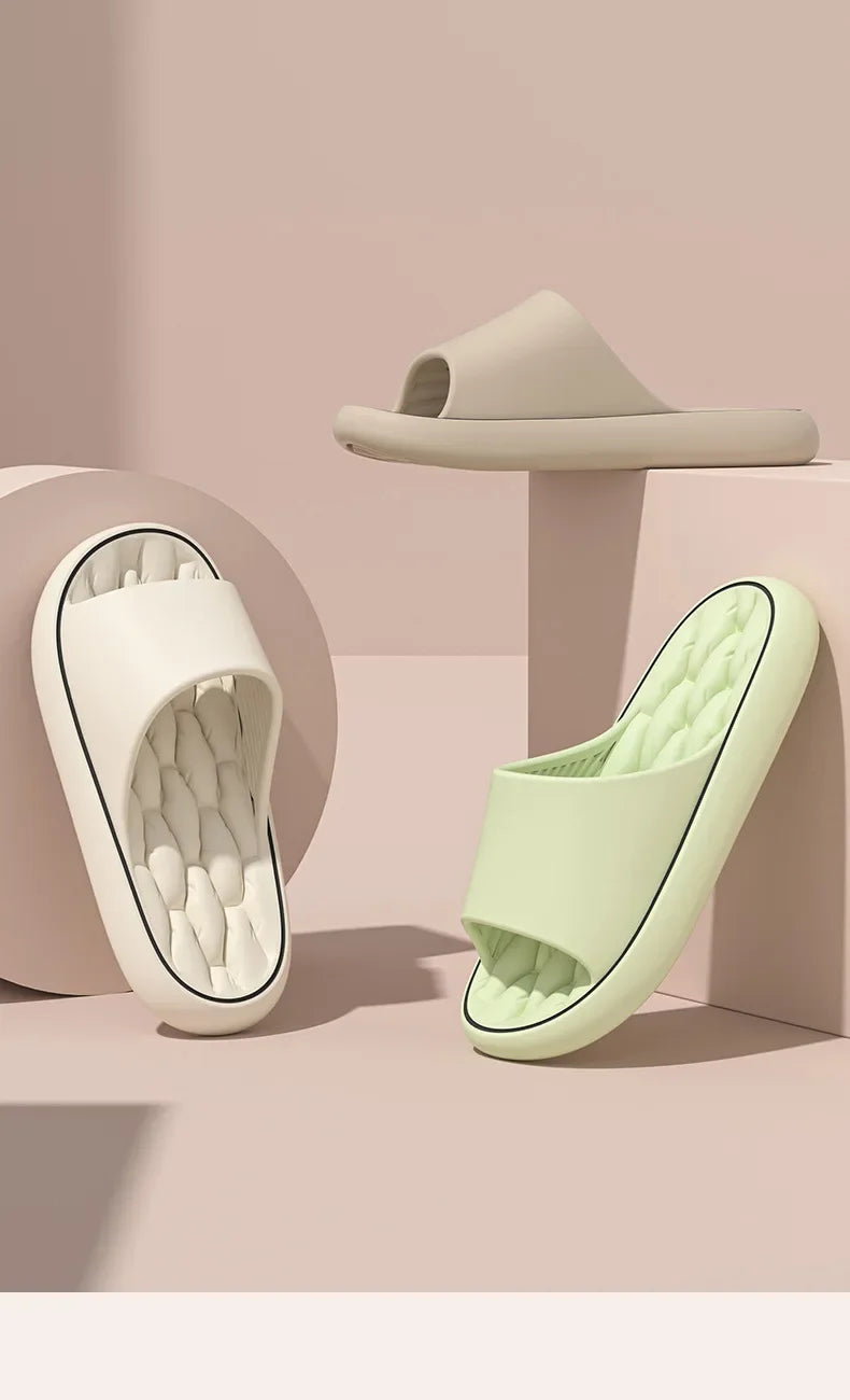 Super Light EVA Slides – Soft Indoor Bathroom Slippers for Men - Evallys.com
