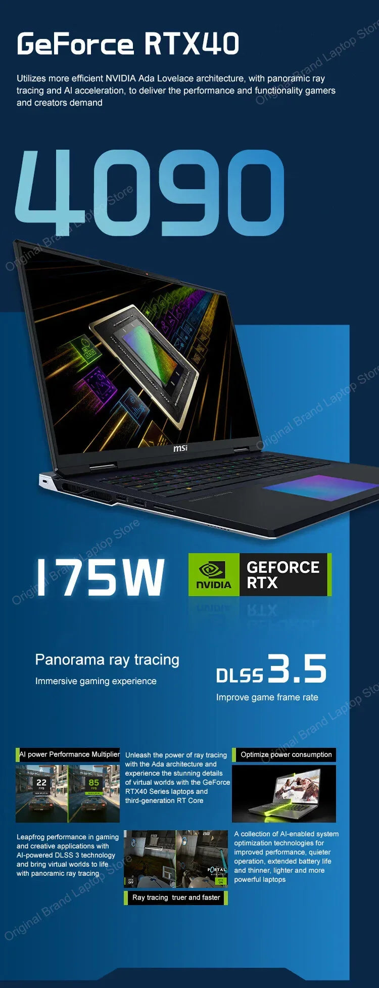 2024 MSI Titan 18 Ultra Gaming Laptop 18 Inch UHD 4K Mini LED 120Hz IPS Screen Notebook i9-14900HX 64GB 2TB RTX4080 Netbook PC - Evallys.com