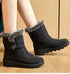 Women's Boots 2024 Trend Winter Shoes For Woman Winter Boots Ankle Low Heels Botas Mujer Waterproof Snow Boots With Fur Shoes - Evallys.com