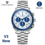PAGANI DESIGN 2024 New Men's Watches Top Luxury Quartz Watch For Men Auto Date Speed Chronograph AR Sapphire Mirror Wrist watch - Evallys.com