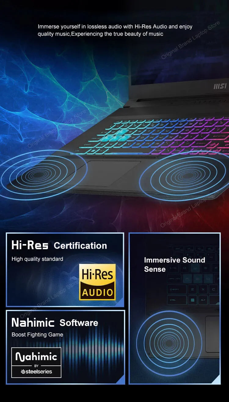 2024 MSI Katana A15 AI Laptop 15.6 Inch 2.5K QHD 165Hz IPS Screen Notebook AMD Ryzen R7-8845HS 32GB 1TB RTX4060 Gaming Computer - Evallys.com