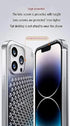 Aromatherapy Phone Case Anti-Scratch Protective Cover Aviation Metal Cooling Simple Shell For iPhone 14 Plus 13 12 15 Pro Max - Evallys.com