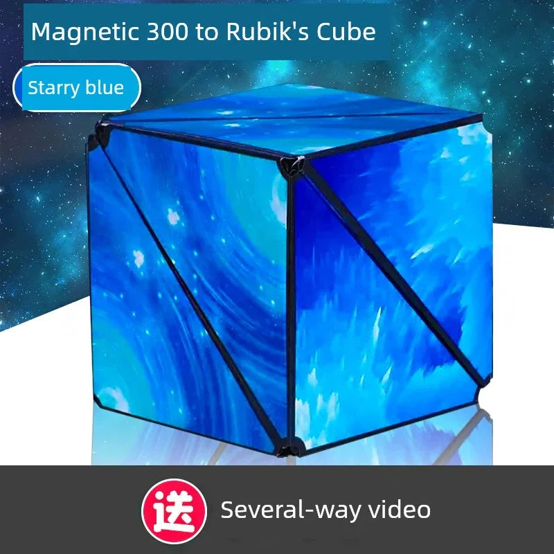 Variety Magnetic Cube Infinite Flip Deformation 3D Geometric Three-Dimensional Thinking Training Kids Educational Toy Boy - Evallys.com