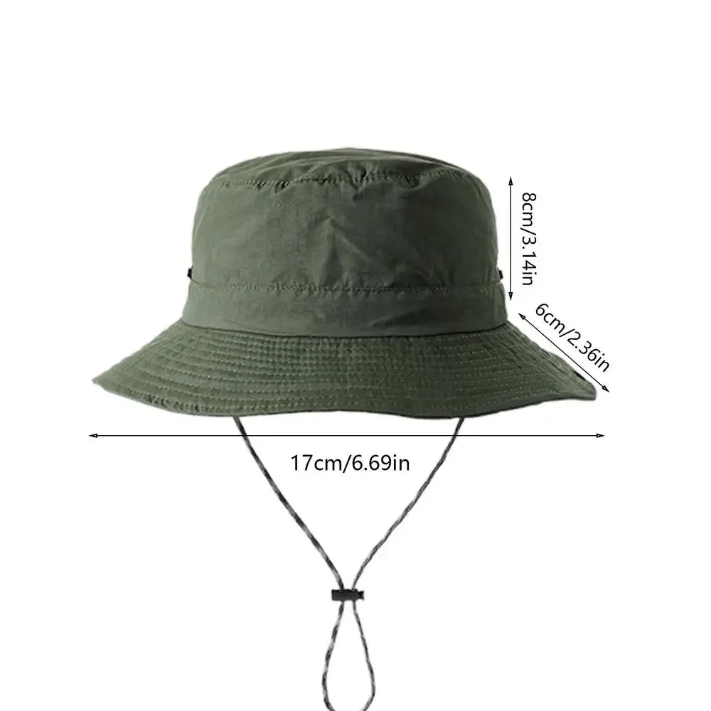 Men’s UV Protection Folding Bucket Hat – Waterproof Outdoor Sun Hat - Evallys.com