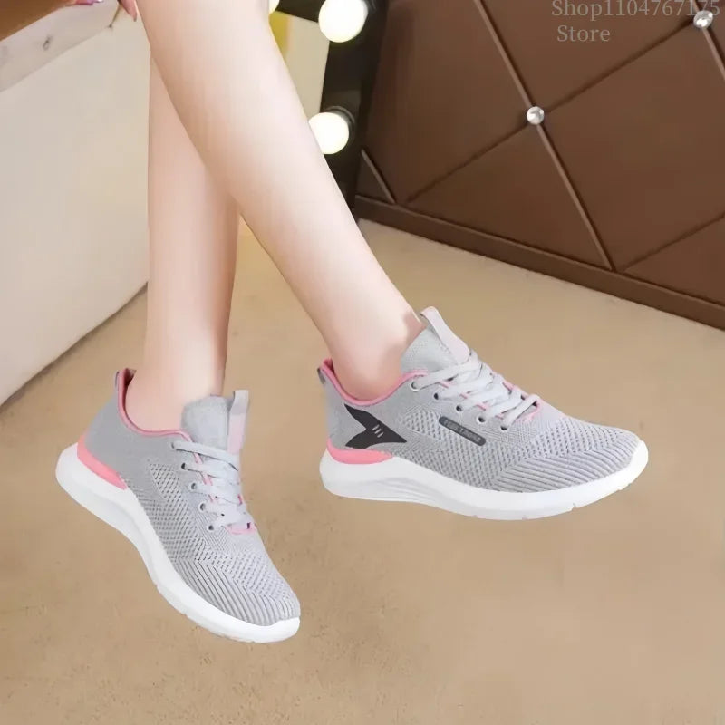 Women’s Soft Sole Sneakers – Breathable Anti-Slip Casual Running Shoes - Evallys.com