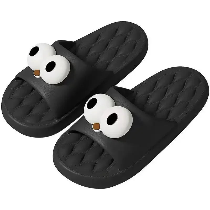 Unisex Summer Slide Sandals – Thick Sole, Non-Slip, Stylish & Soft - Evallys.com