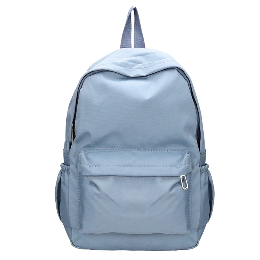 Women’s Large Nylon School Backpack – Preppy Style Travel Bag - Evallys.com