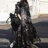 Vintage Cotton Linen Shirt Dress Women’s Autumn Long Maxi Robe - Evallys.com