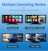 10.26'' Dash Cam 4K Car Mirror Video Player Wireless Carplay Android Auto GPS Car Monitor Multimedia Rearview Camera Dashboard - Evallys.com