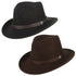 GEMVIE Western Fedora Cowboy Hat – Unisex Wide Brim Sombrero - Evallys.com