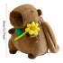Cute Capybara Plush Backpack Funny Kawaii Doll Fur Bag Cartoon Capybara Shoulder Bag Soft Girl Small Backpack for Girls Children - Evallys.com