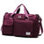 UNIXINU Carry On Travel Bag Large Capacity Weekender Overnight Duffle Bags with Shoe Compartment Sports Fitness Bags for Women - Evallys.com